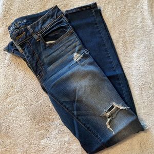 Medium Wash Ripped Jeans